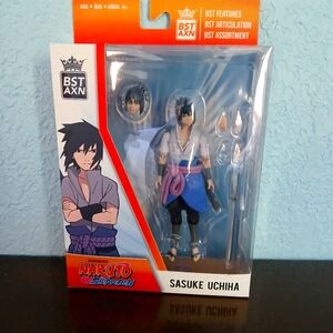 SASUKE UCHIHA BST AXN FIGURE (NARUTO SHIPPUDEN) SEALED IN BOX